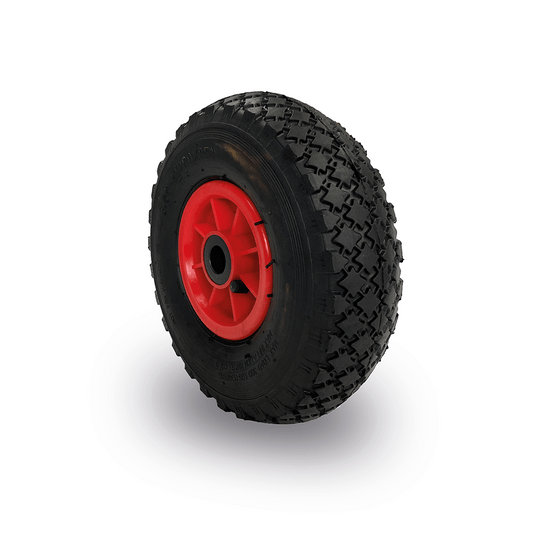 Rueda neumática 2 lonas Ø260mm con cojinete de rodillos