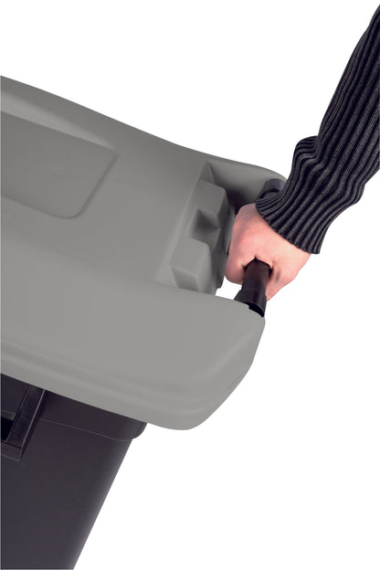 CUBO BASURA 120L.C/PEDAL 4 COLORES