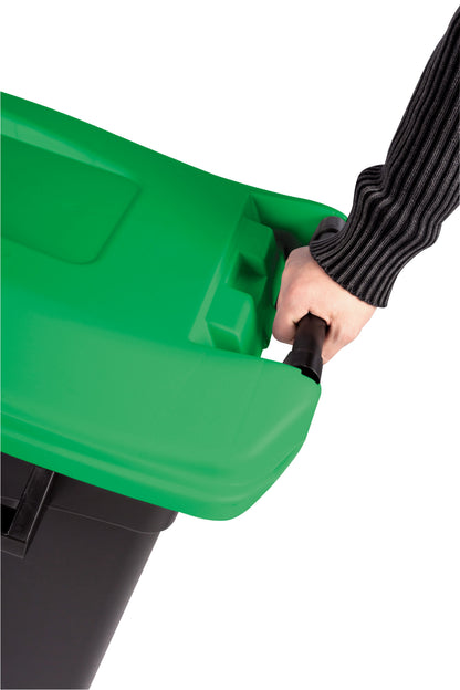 CUBO BASURA 120L.C/PEDAL 4 COLORES