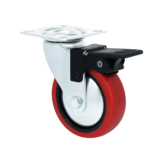 Rueda EMILY PU ROJA