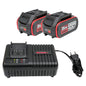 Cargador + 2 Baterias KRESS 20V 6.0Ah - KAD22