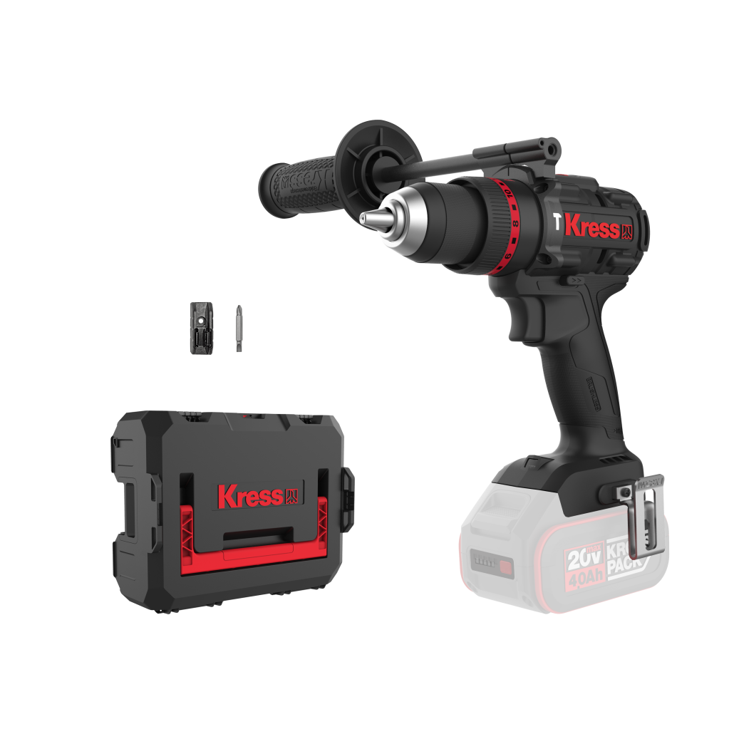 Taladro Percutor KRESS 20V 95Nm 3en1 (kit con bateria) - KUC33.1