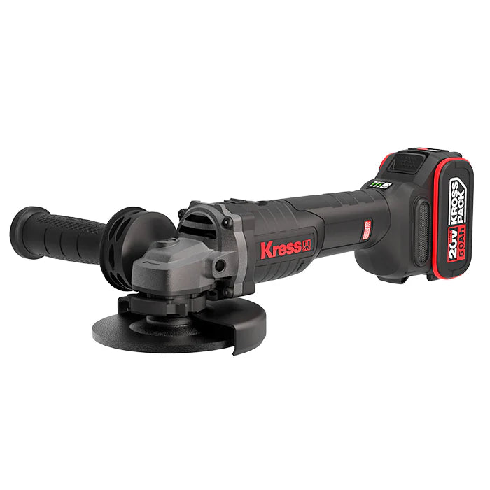 Mini Amoladora KRESS 20V 125mm + 2 Baterias 5.0Ah - KUH10.4